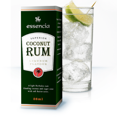 Picture of Essencia Essences 28ml Make 2.25L - Coconut Rum