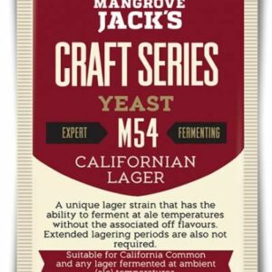 Mangrove Jack California Lager M54 Yeast