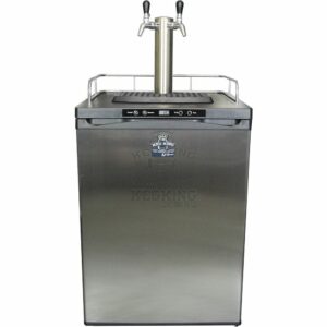 Stainless Steel Door Kegerator Double S.Steel Tap-Fast Tap