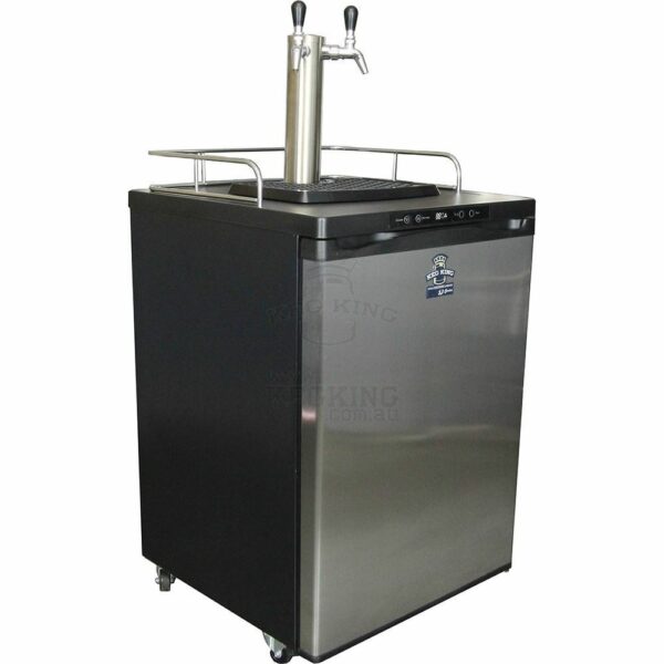 Stainless Steel Door Kegerator Double S.Steel Tap-Fast Tap