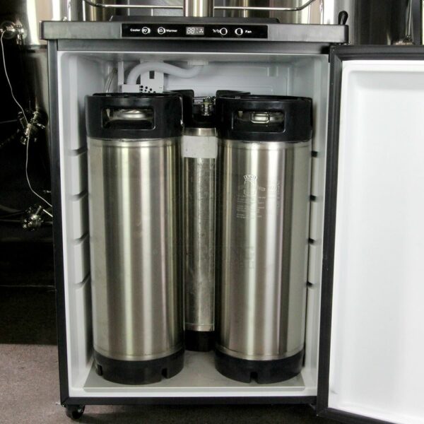 Stainless Steel Door Kegerator Double S.Steel Tap-Fast Tap