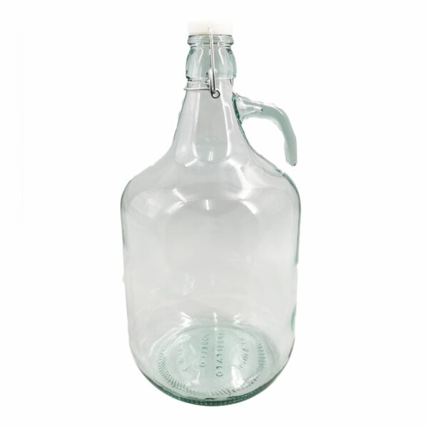 5L glass Demijohns with Swing lids