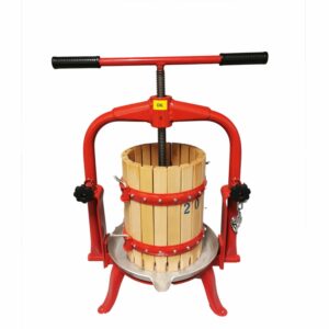 Italy Made 10L Wooden Bucket Fruit Press with T Handle