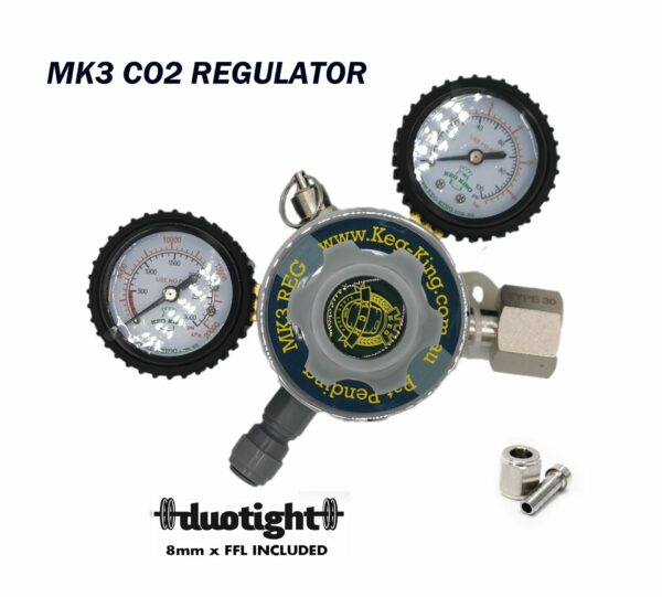 KegKing MKIII CO2 Two Gauge Regulator