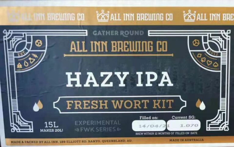 All-Inn Fresh Wort Kit - HAZY IPA Kit - Brewers Choice