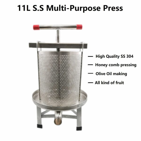 11L Full Stainless steel S304 Multi-purpose Press