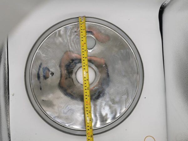 Heavy-duty Stainless Steel Lid for 65L Digi boiler with 3" fitting