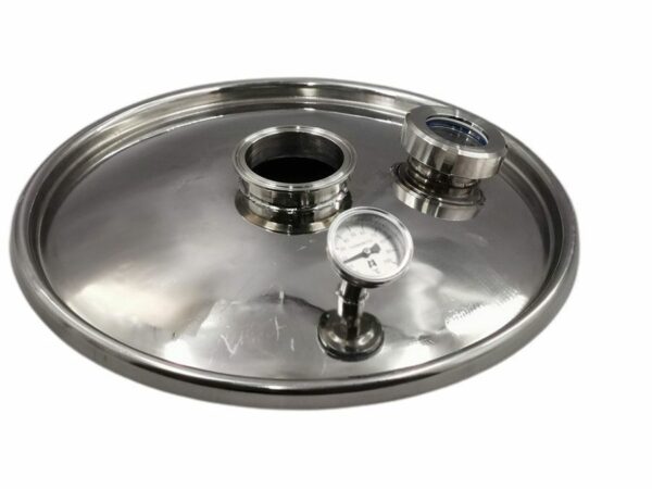 Heavy-duty Stainless Steel Lid for 65L Digi boiler with 3" fitting