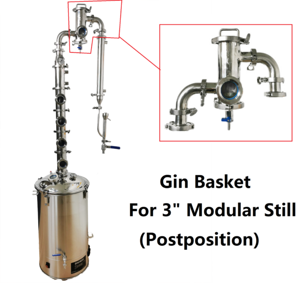 PostPosition 3" Gin Basket for Modular Still