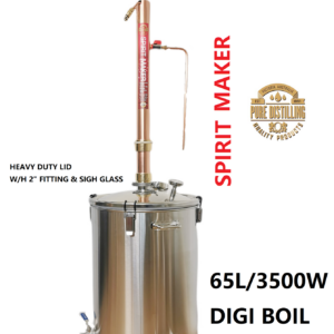 65L Pure Distilling  2" Modular Tri-Clover Copper Reflux Still