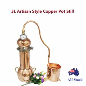 HandCraft 3L Artisan Style  Copper Pot Still