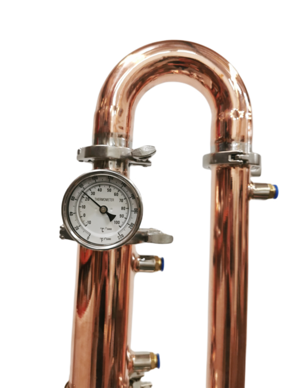 65L Copper 3" x 4 Plate Colume Modular Micro Distillery - Free Power station