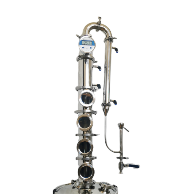 Stillmate SS 4" x 4 Plate Modular Spirits Still Column/Condensor