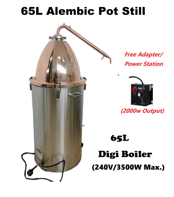 65L Alembic Copper Pot Still Kit - NEW ARRIVAL