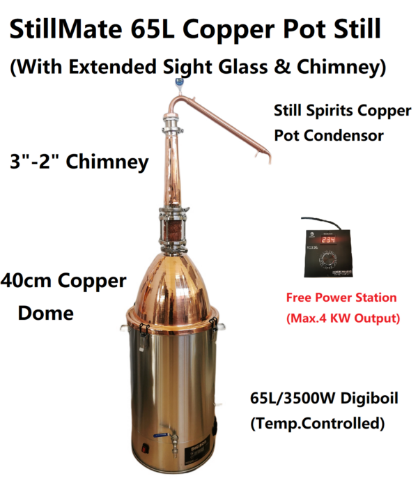 Stillmate 65L Copper Mini Distilery Pot Still Kit