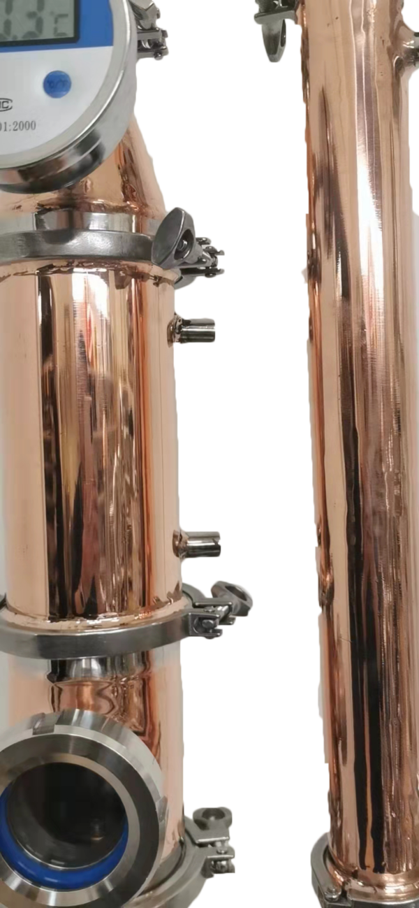 New Stillmate Full Copper 4" x 4 Plate Modular Spirits Still Condensor