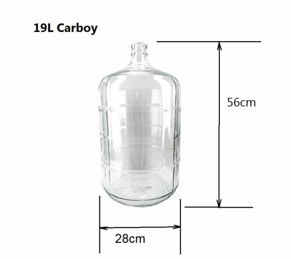 19L Glass Carboy Italy Made