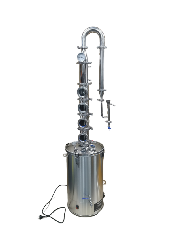 StillMate 65L SS 4" x 4 Plate Modular Micro Distillery -  Free Power station