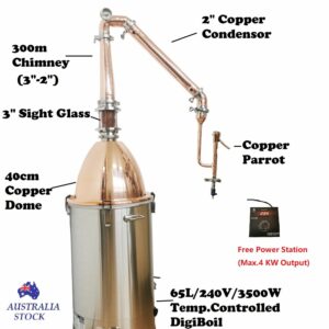 Deluxe Stillmate  65L Copper Mini Distilery Pot Still Kit