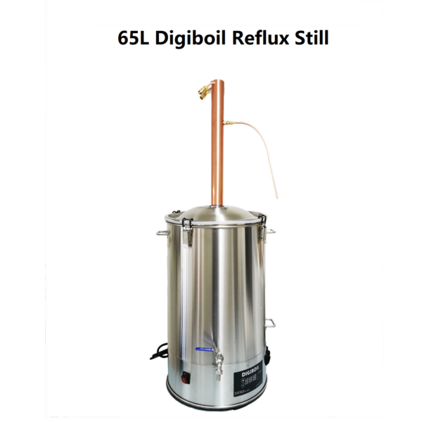 AlcoEngine Copper Reflux Condensor Distillery Kit -65L Digiboil boiler