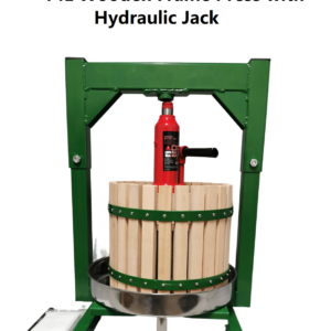 14L Wooden Frame Wine Press With Hydraulic Jack (To be assembled)