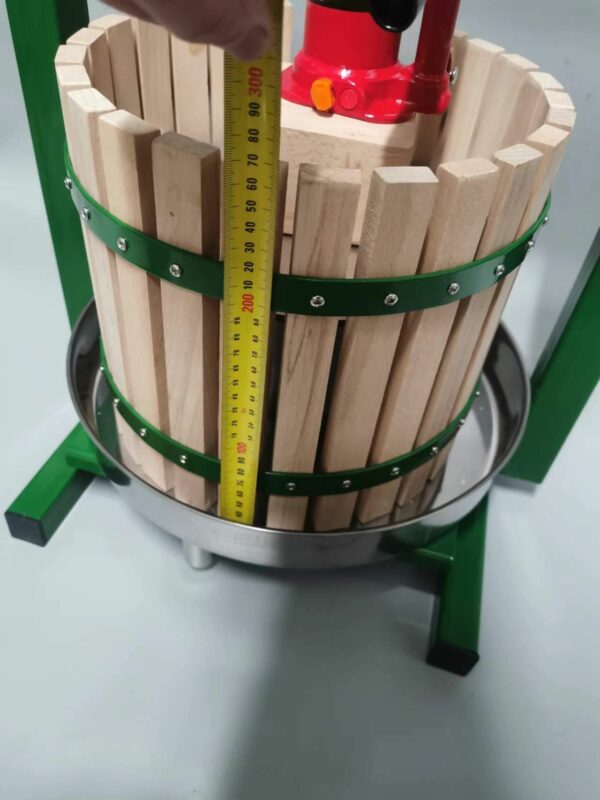 14L Wooden Frame Wine Press With Hydraulic Jack (To be assembled)