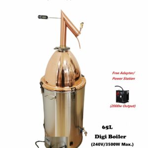 65L Copper Dome and AlcoEngine Pot Still Kit Free power station