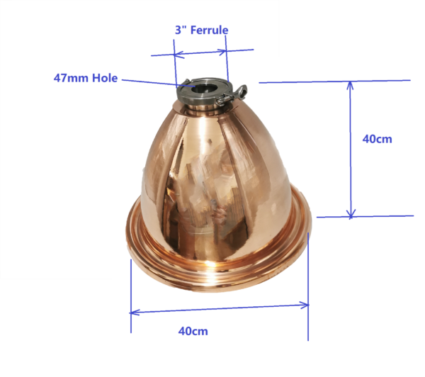 65L Copper Dome and AlcoEngine Pot Still Kit Free power station