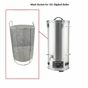 Stainless steel Mash Bucket for 35L Digiboil- Brew with the Digi Boiler(no boiler)