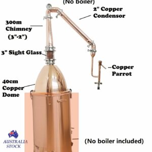 Deluxe Stillmate 65L Copper Mini Distilery Pot Still Kit - No boiler