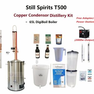 Still Spirits T500 Copper Condensor Kit - 65L Digiboil Boiler - Free Power station