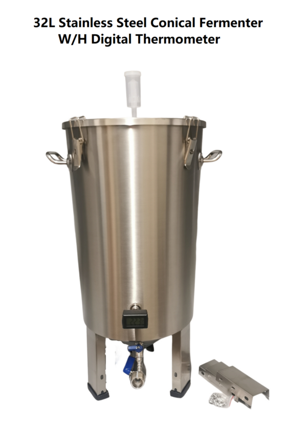 New 32L Full Stainless Steel Conical Fermenter