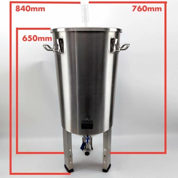 New 32L Full Stainless Steel Conical Fermenter