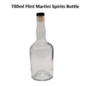 700ML Flint Martini Spirits Bottles with cork