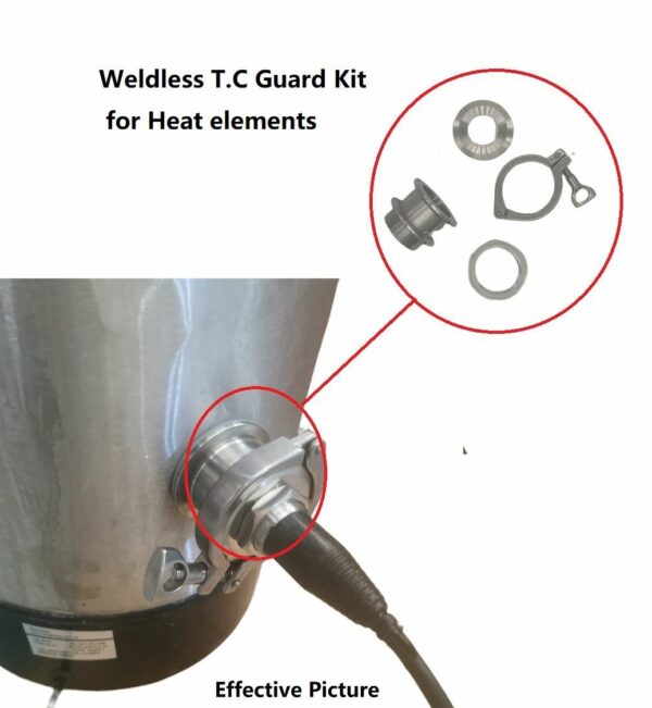 Weldless Triclove Guard Kit for 2200W Heat Element