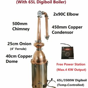 StillMate 65L Copper Pot Still - V6505 (With boiler)