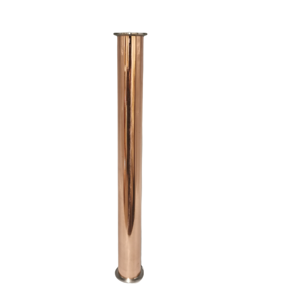 2"x 500mm Copper Tri-clover Straight Pipe