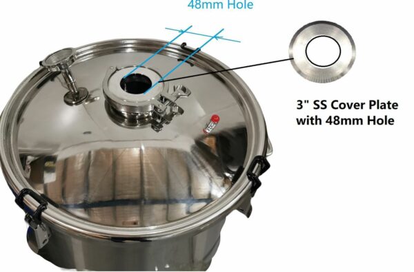 New Stillmate 240v/2400W/50L SS 3" x 4 Plate Modular Still Power Controlled