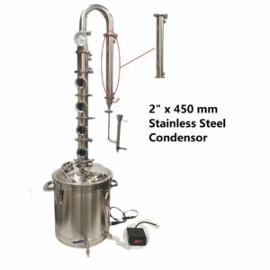 2" x 450mm Stainless Steel Condensor