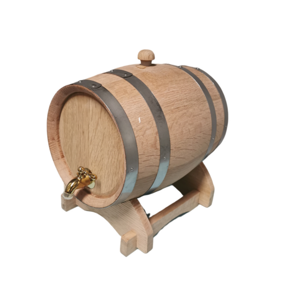 5L French Oak Barrel with brass tap