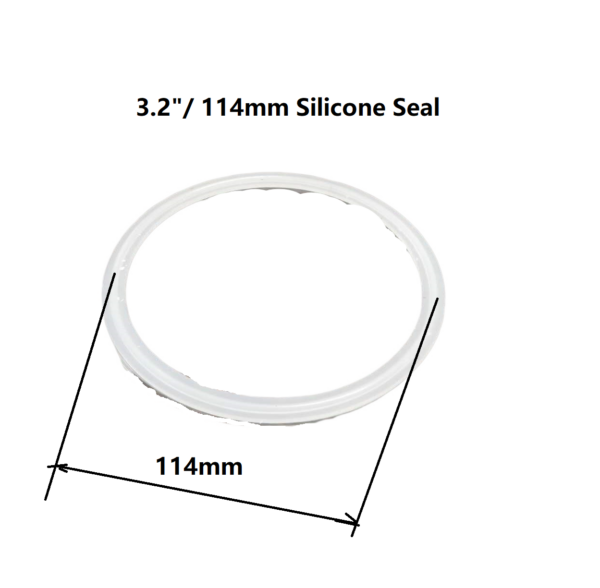 3.2"/114 mm Tri-Clover silicone Beaded Seal