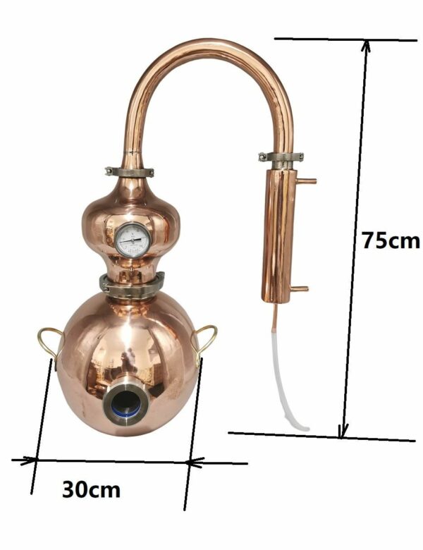 HooLoo(Guard) 15L Copper Pot still With Sight Glass