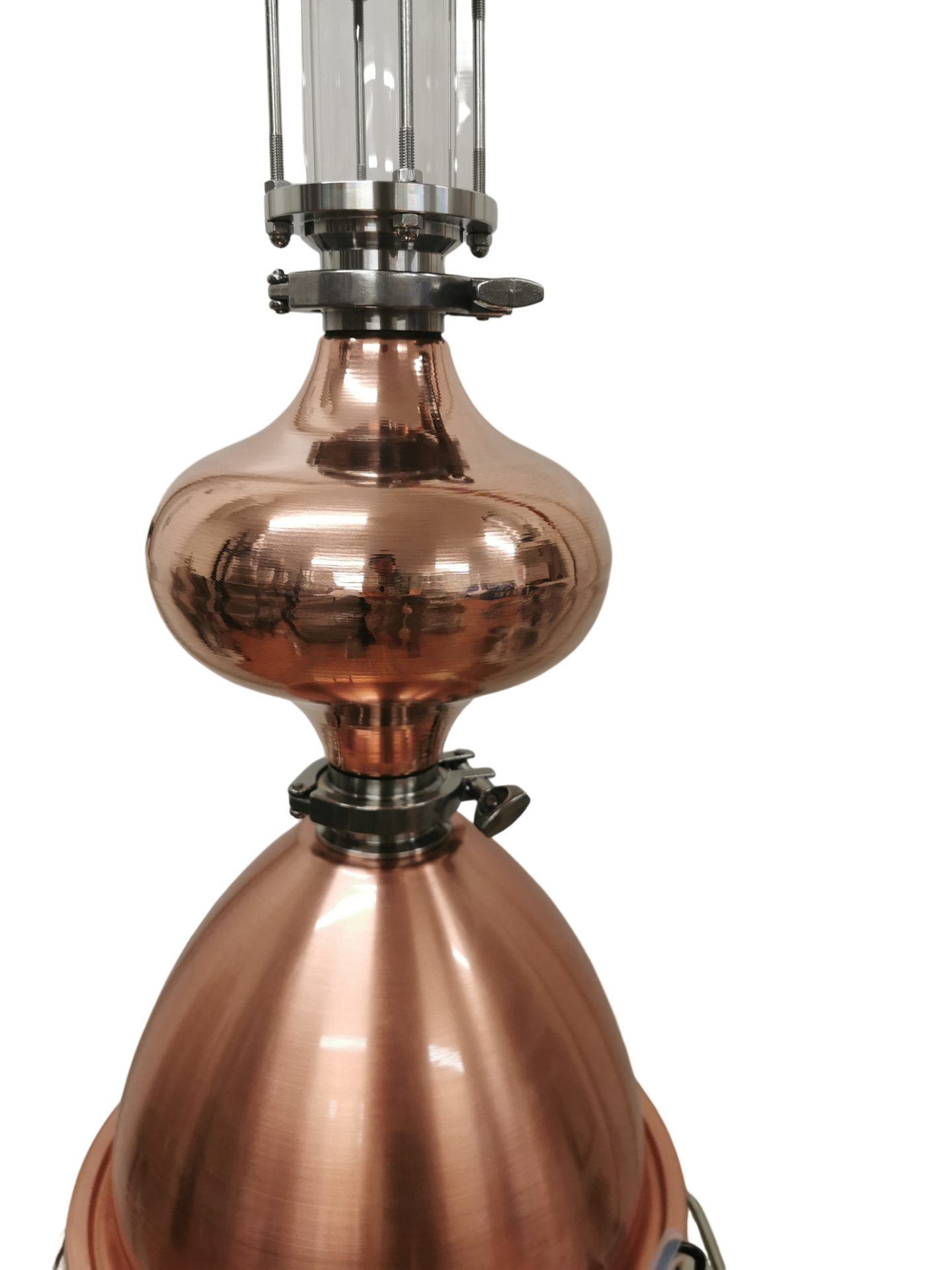 thumbnail image 2 of Universal Fit Copper Alembic Dome Still Top – Fits Most 35L Electric Boilers – Made In USA 2 of 6