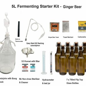 5L Brewing Fermenting Starter Kit - Ginger Beer