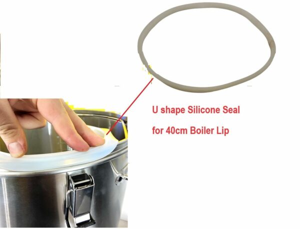 U Shape Silicone Seal for 40cm Boiler/ 65L Digiboil Boiler Lip