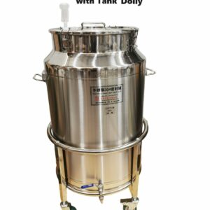 125L Full stainless steel Fermenter/Storage Tank with SS Dolly