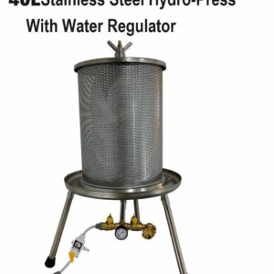 40L Stainless Steel Hydro-Press with Water Regulator