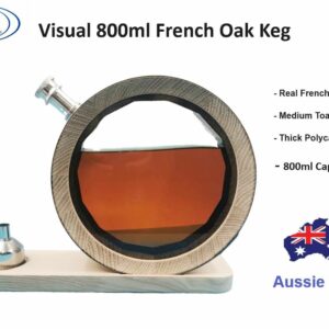 Visible 800ml French Oak keg