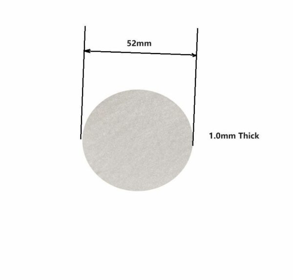 Cotton Filter Pad for Ultimate Filter 52mmmm