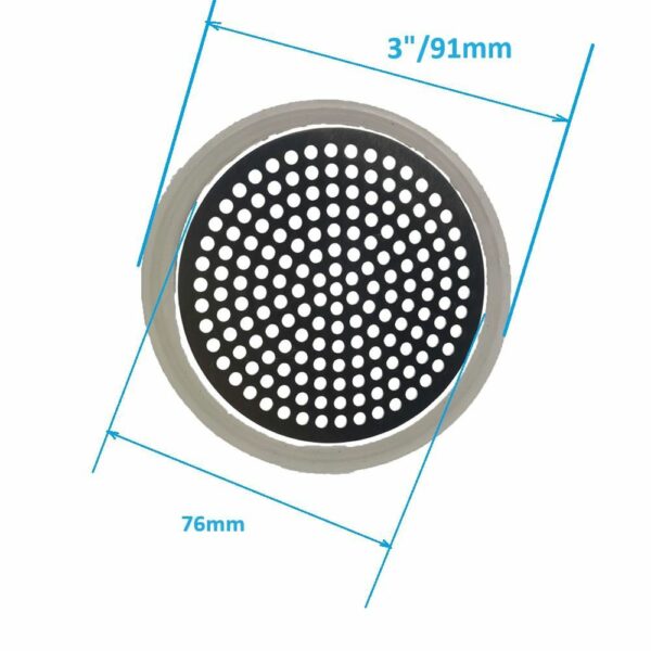 75mm Stainless Sieve plate for 3 Inch Tri-clover Fitting with seal kit